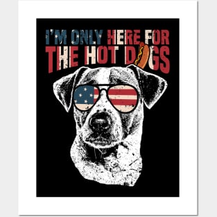 Jack Russell Terrier Shirt Funny 4th of July Pup Tee Posters and Art